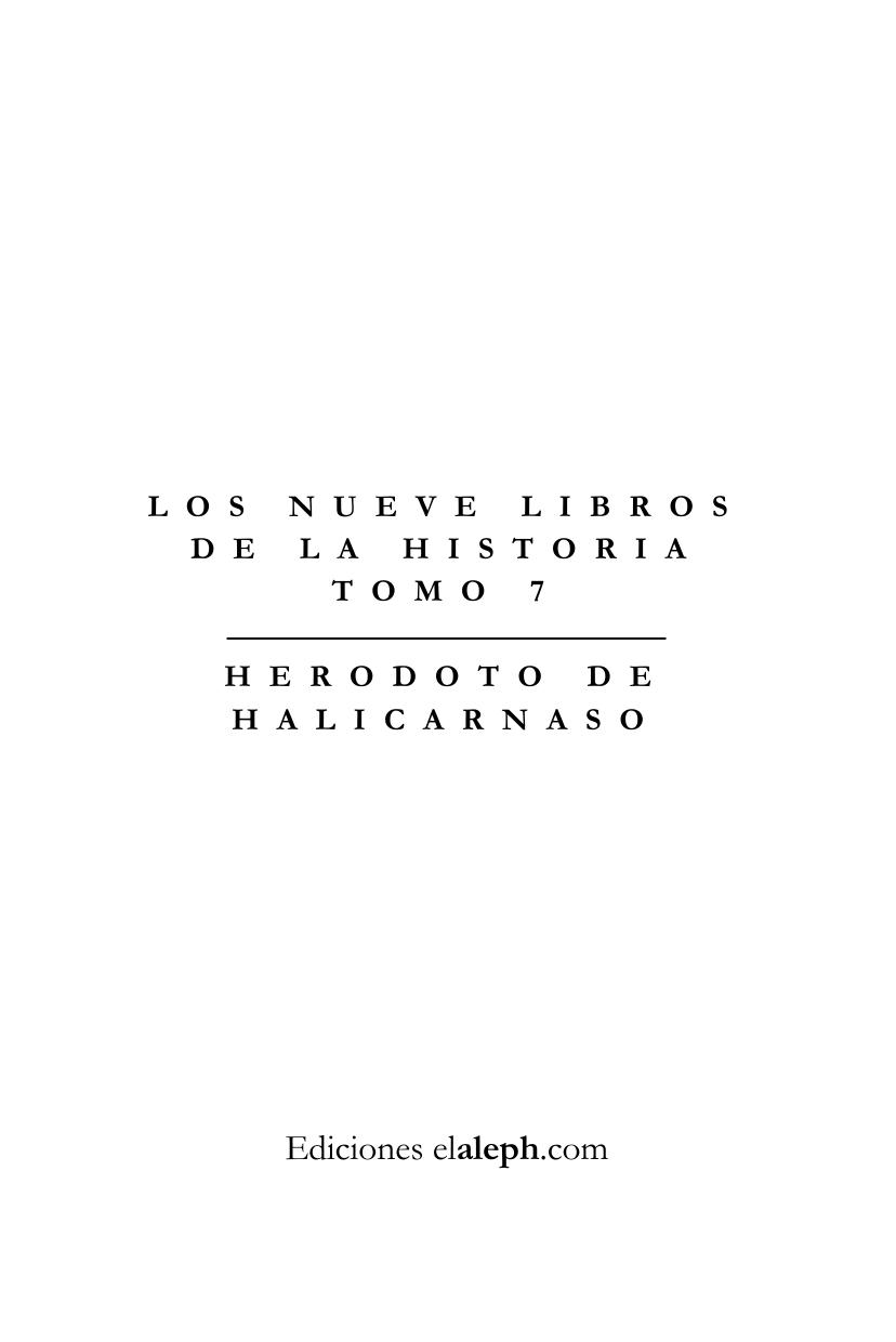 Los nueve libros de la Historia (libro VII)